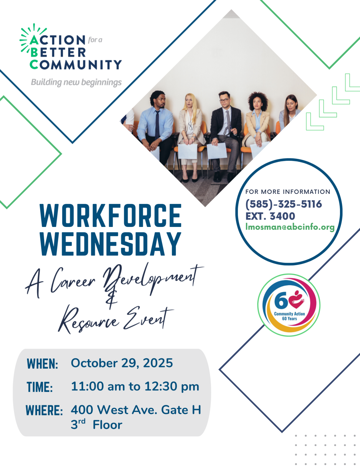 Community Workforce Development Action for a Better Community Workforce Wednesday • RochesterWorks